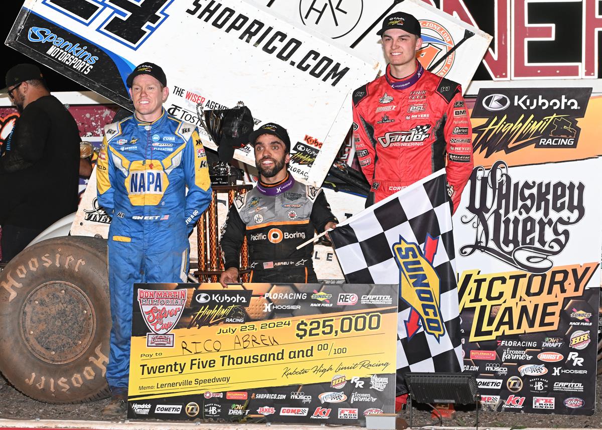 RIGHT PLACE, RIGHT TIME: Rico Abreu Capitalizes on Chaos to Cash $29,000 in Lernerville's Silver Cup