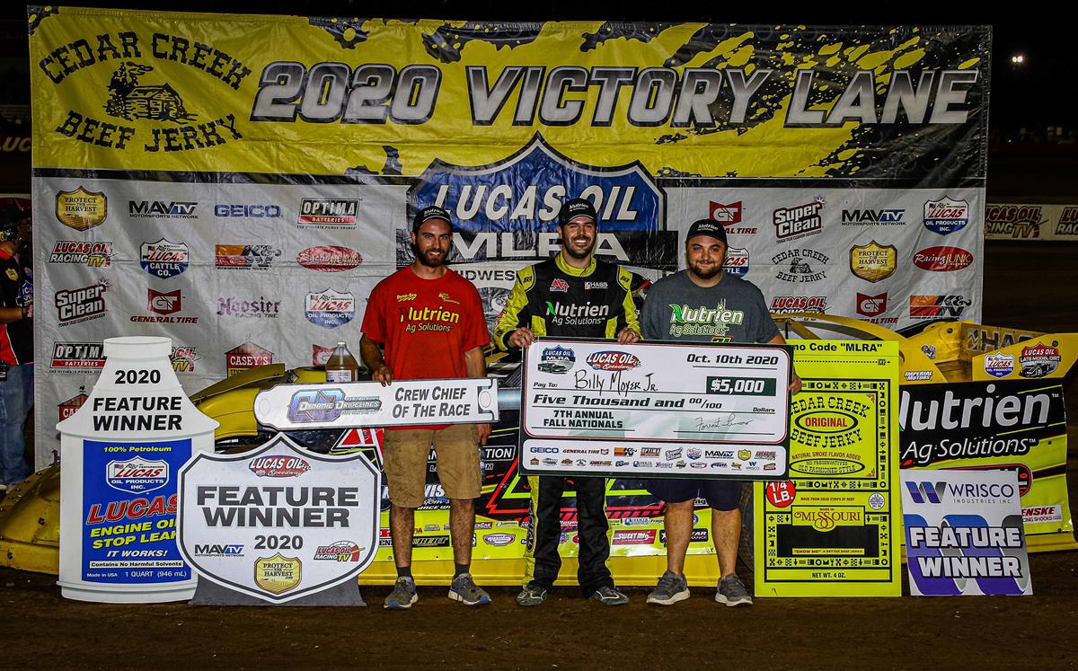 Moyer Jr. captures MLRA Fall Nationals while Jackson Jr. takes Lucas Oil Speedway B-Mod Clash of Champions III