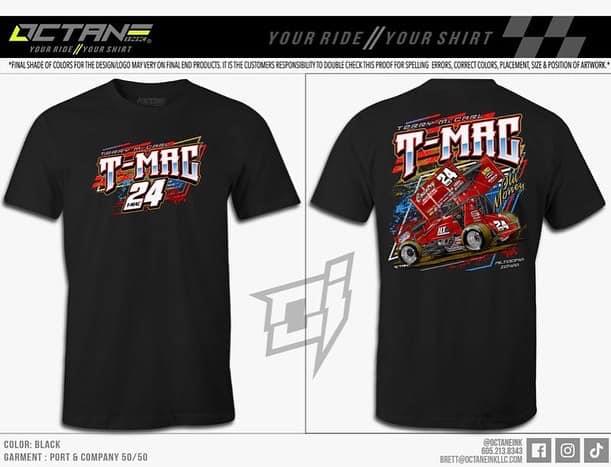 NEW TMAC 24 "Old Money" T-Shirts Now available at track and online.