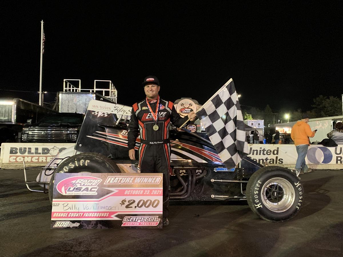 VanInwegen Collects First Career USAC EC Win at Orange County