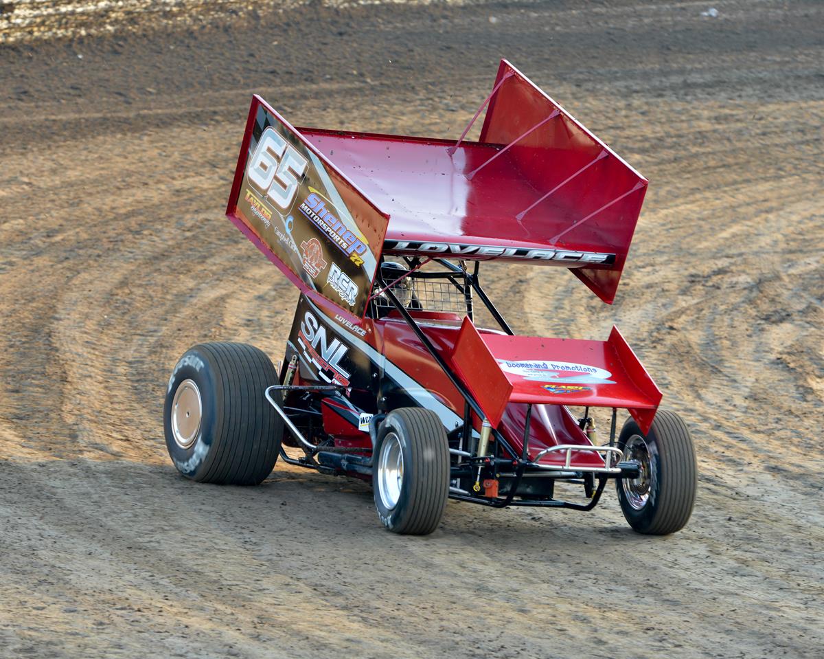Lovelace hits the track running