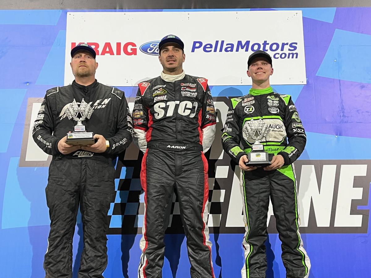 Aaron Reutzel Holds Them Off in Knoxville’s 71st Opener!