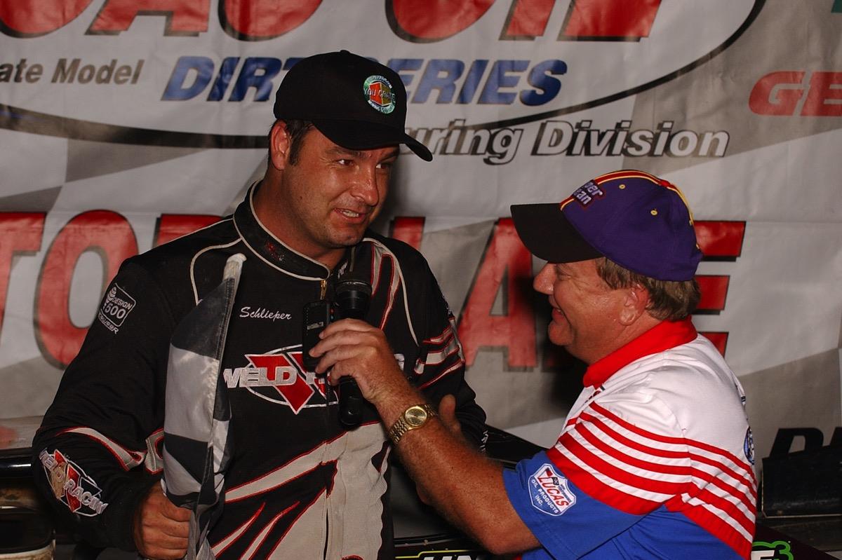 Schlieper Battled His Way Into Victory Lane for the 3rd Time This Year