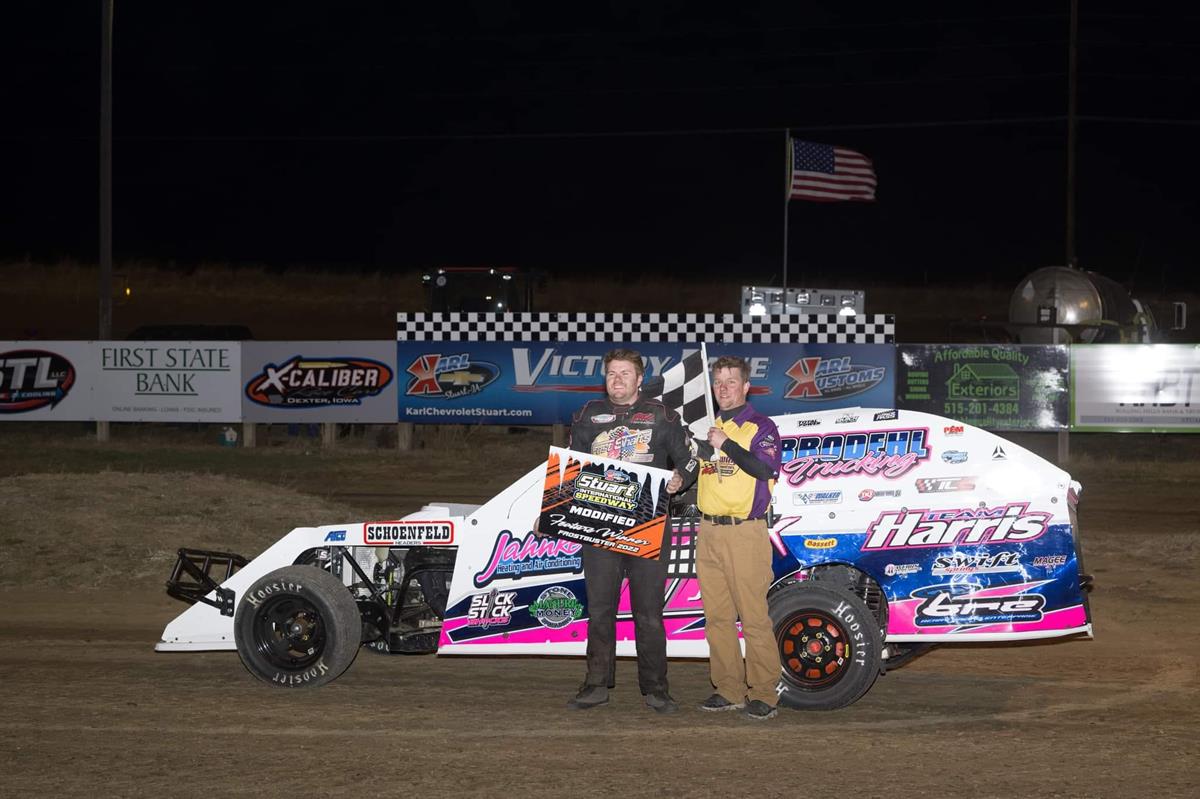 Winner at Stuart Speedway on April 10