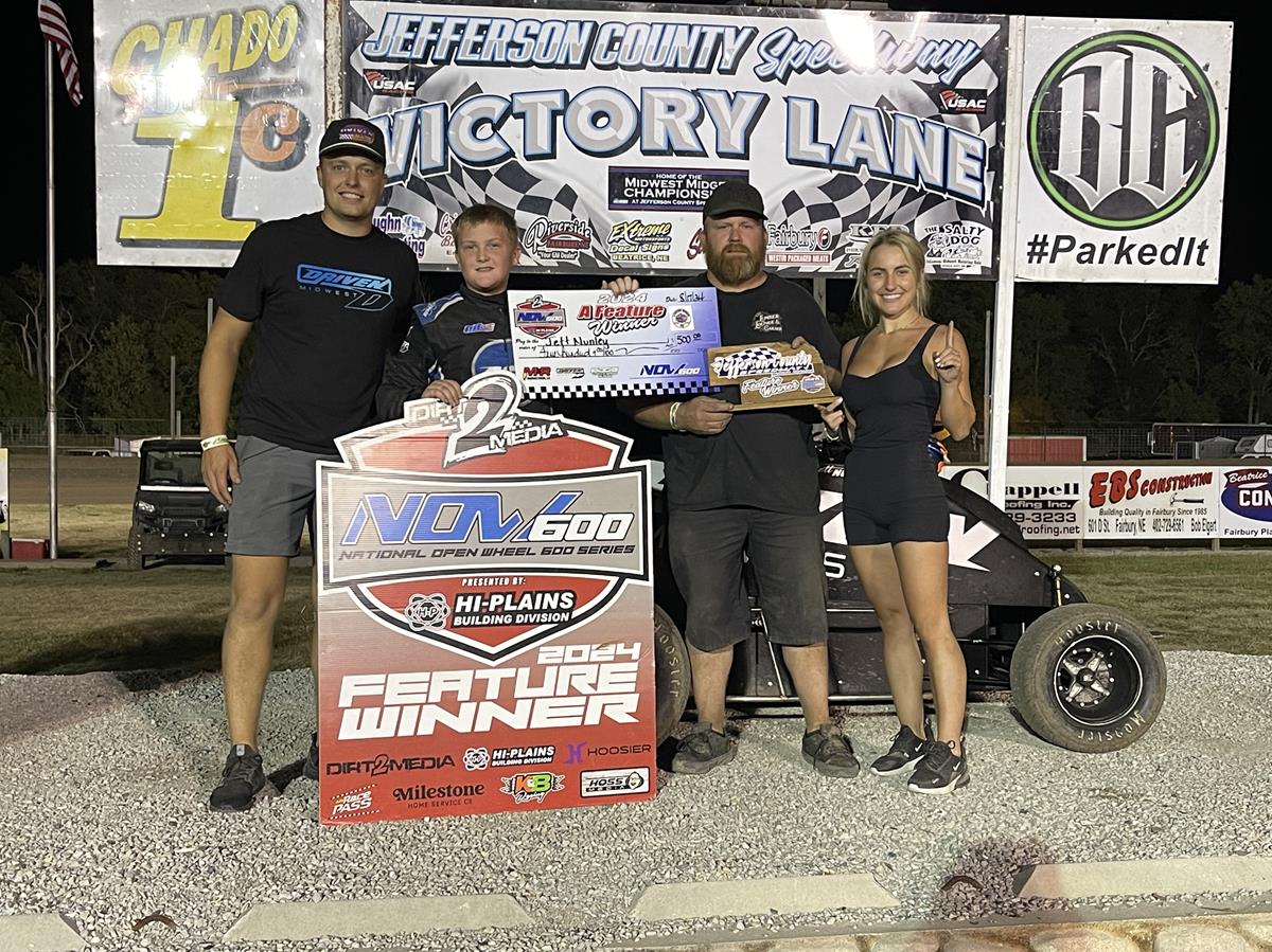 Nunley, Kounkel, Weger, and Kalkwarf Net NOW600 National Wins at Jefferson County Speedway!