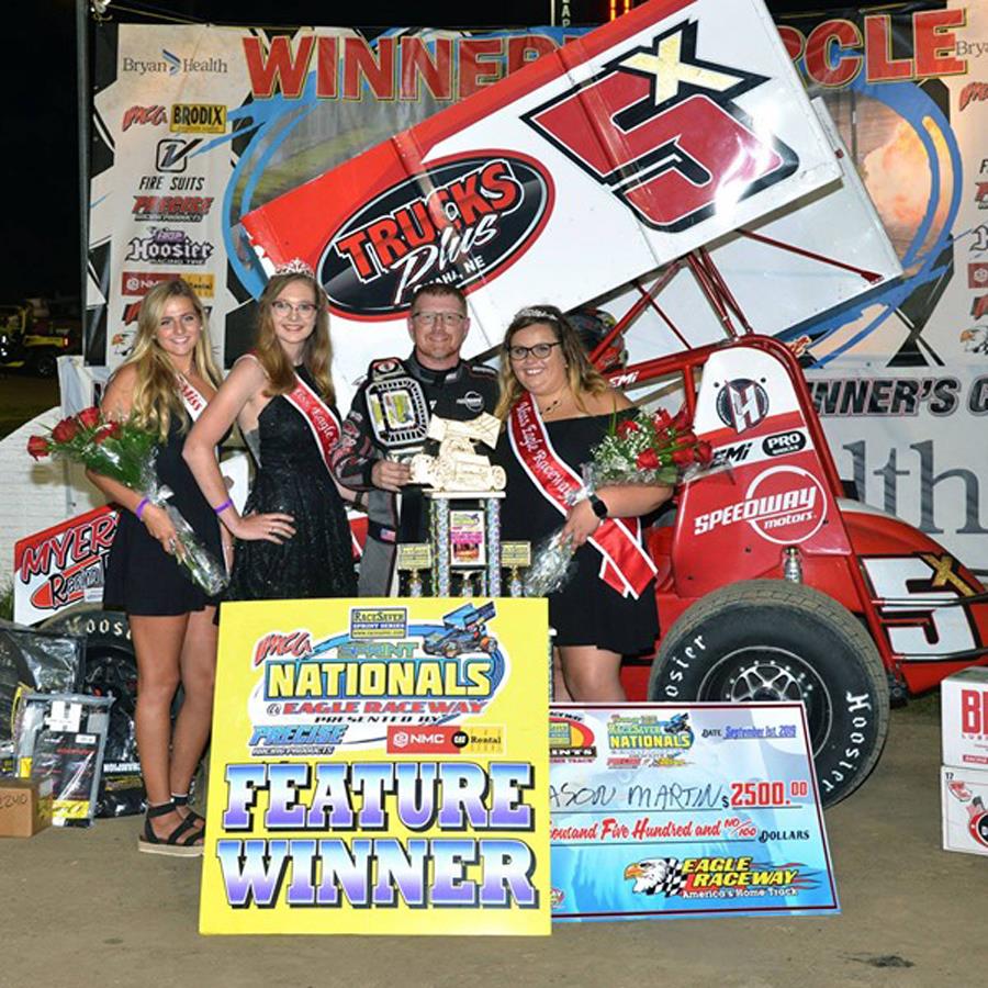 Jason Martin wins Eagle IMCA Racesaver Nationals