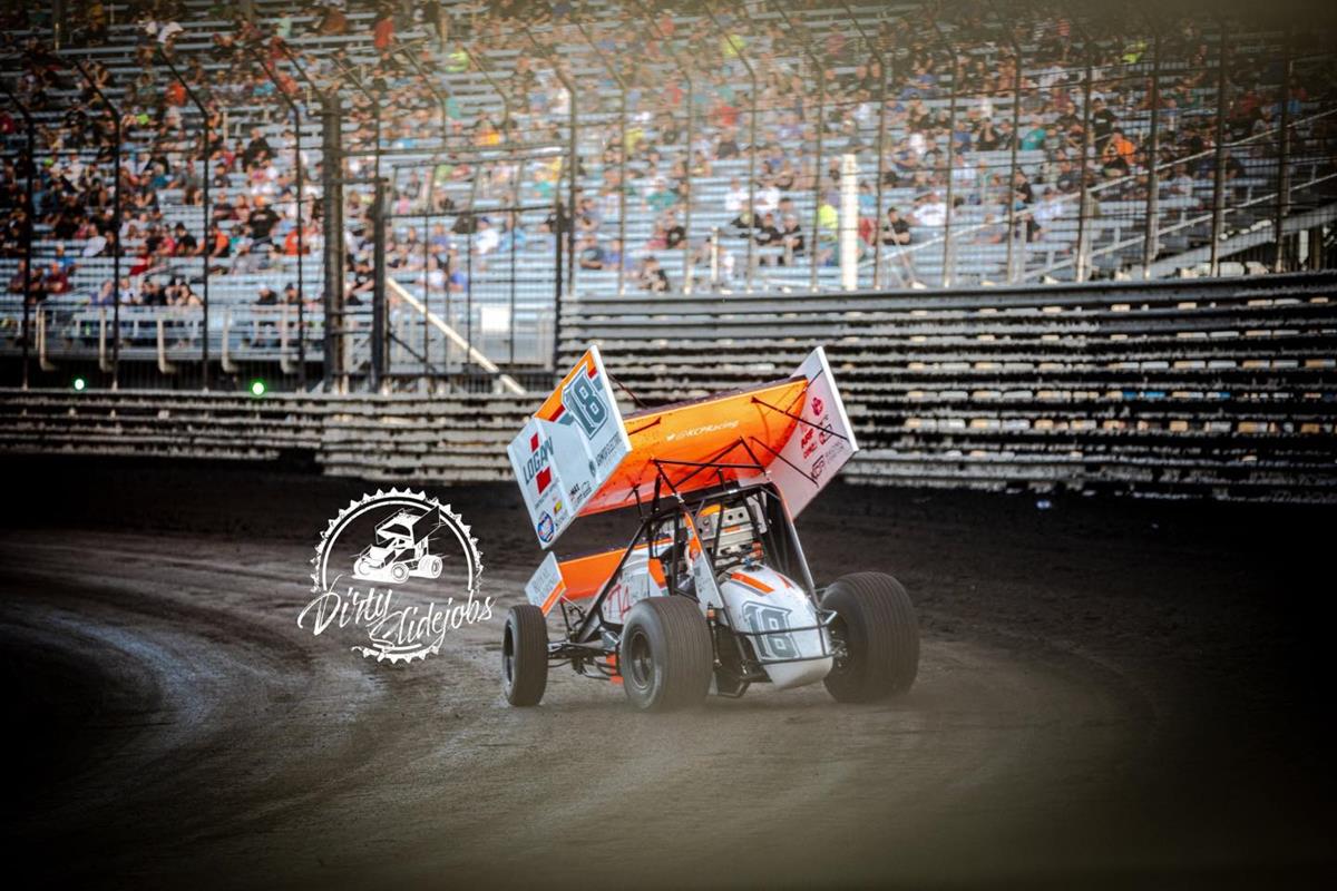 Gio Scelzi 13th with World of Outlaws at I-80 Speedway