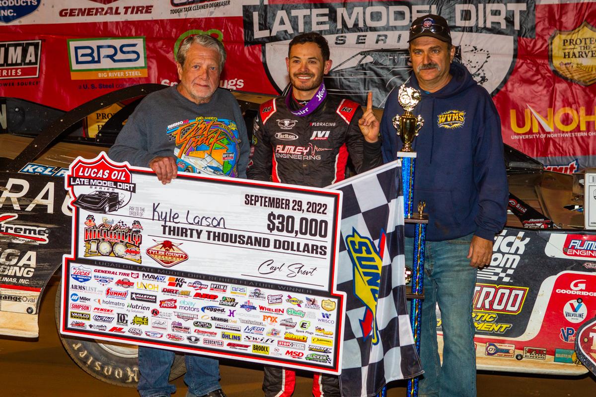 Larson Drives to First Career Hillbilly Hundred