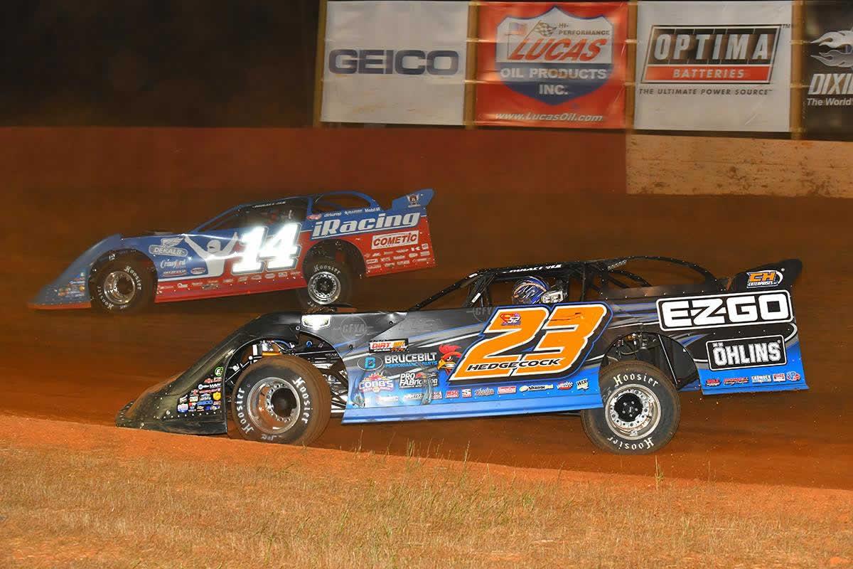 Eighth place finish with Lucas Oil Late Model Dirt Series at SMS