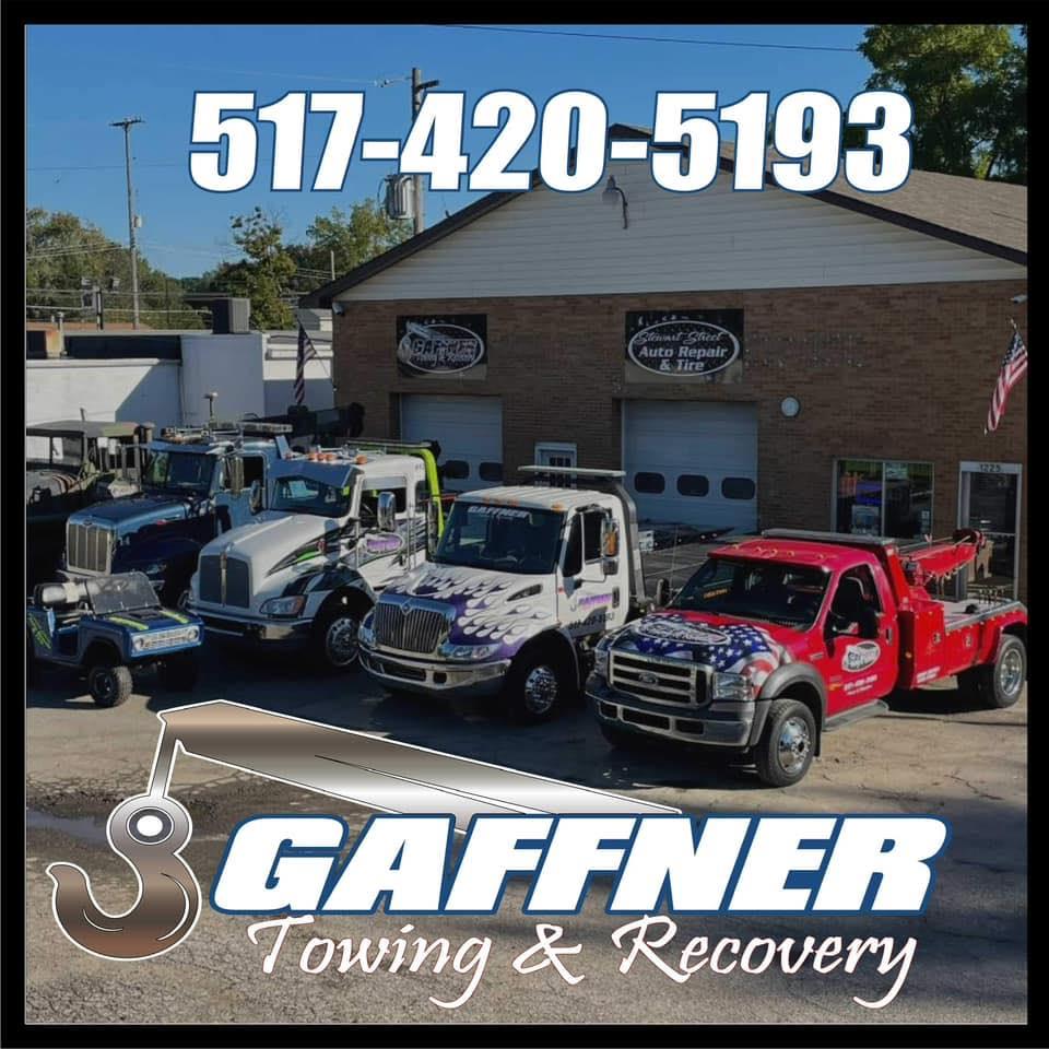 OWOSSO SPEEDWAY ANNOUNCES NEW OFFICIAL TOW COMPANY PARTNERSHIP WITH GAFFNER TOWING & RECOVERY!