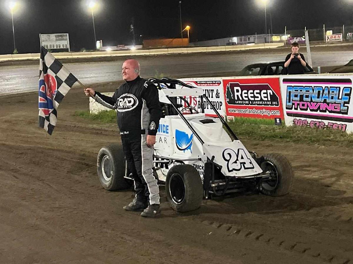 Tracy Hull Joins POWRi IMRA 2023 Winners List at Peoria Speedway