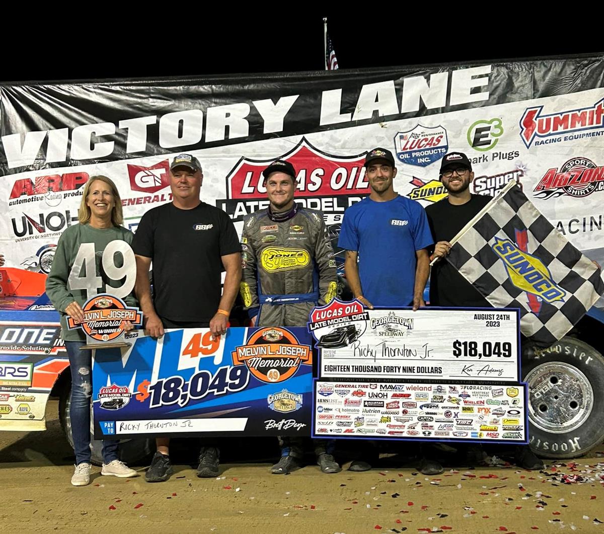 Georgetown Speedway (Georgetown, DE) – Lucas Oil Late Model Dirt Series – Melvin Joseph Memorial – August 24th, 2023. (Heath Lawson photo)