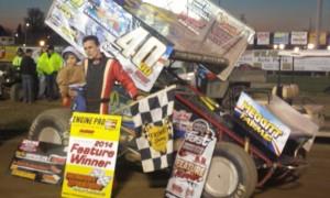 Caleb Griffith Wins Fremont FAST 410 Feature