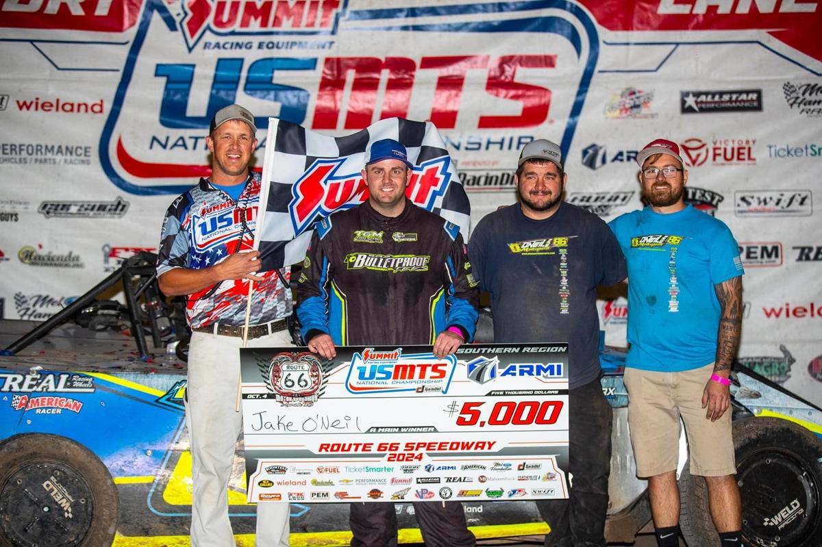 Route 66 Motor Speedway (Amarillo, TX) – United States Modified Touring Series USMTS) – Amarillo Ambush – October 4-5, 2024. (Tyler Rinken photo)