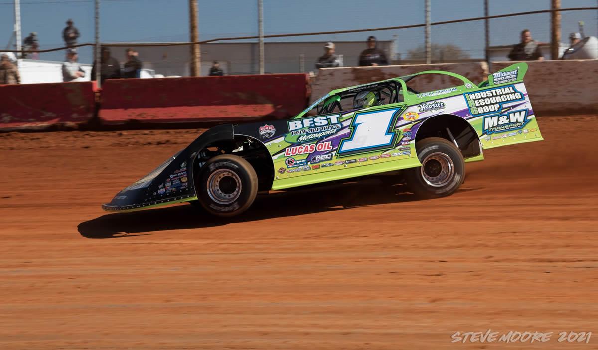 Erb attends March Madness at Cherokee Speedway