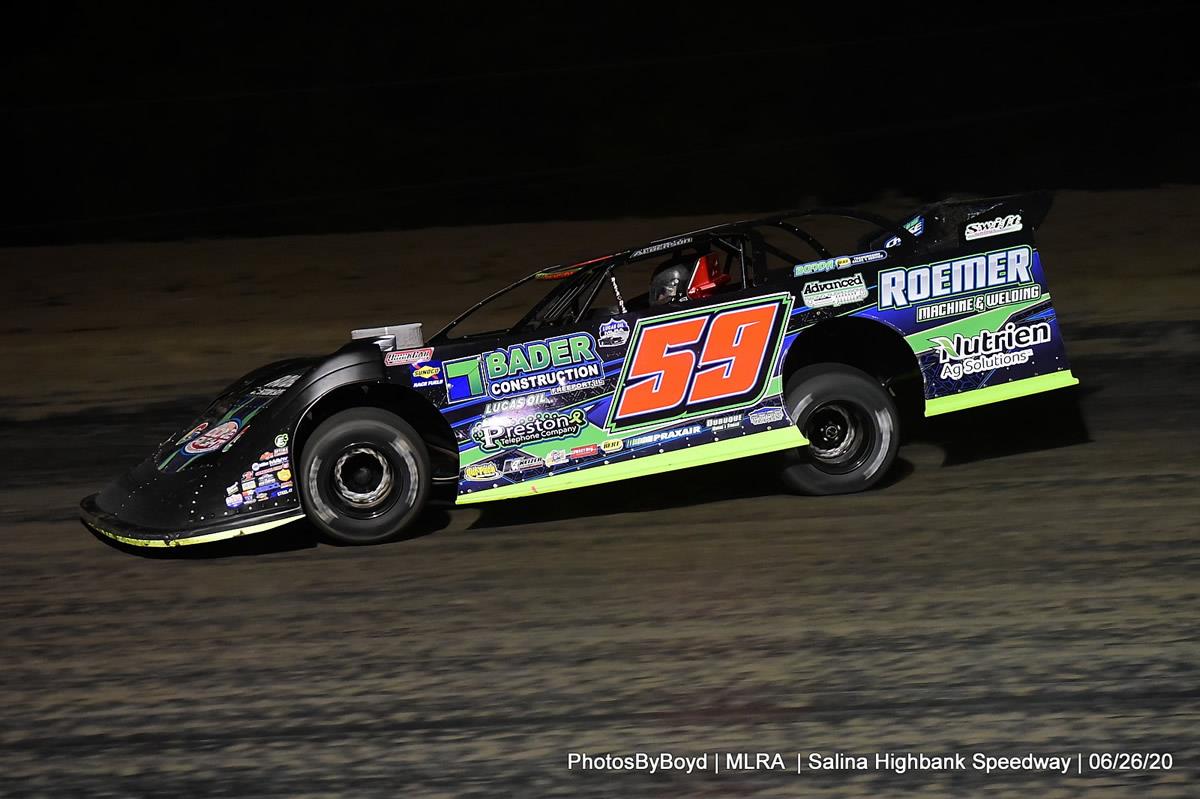 Garrett Alberson Lucas Oil doubleheader at Wheatland