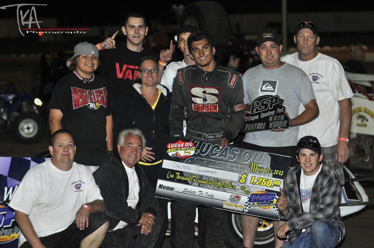 Gabbard Collects First Career ASCS Win at CSP!