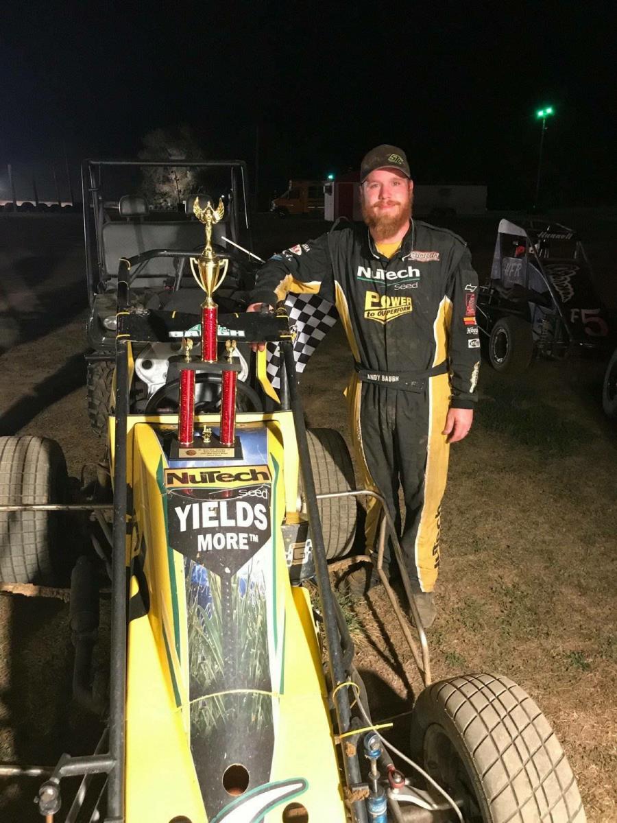 BAUGH WINS FROM THE TAIL IN SPOON RIVER IMRA STOP!