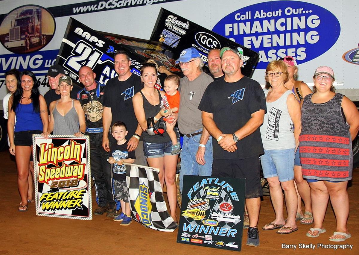 BRIAN MONTIETH WINS FOURTH LINCOLN SPEEDWAY 410 SPRINT FEATURE OF 2018