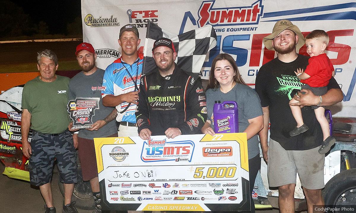 Jake O'Neil wins with USMTS at Casino Speedway