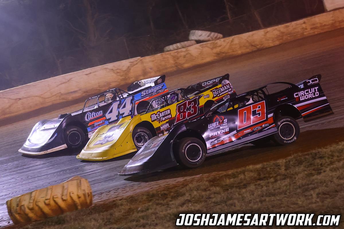 411 Motor Speedway (Seymour, TN) – The Leftover – November 25th, 2023. (Josh James Artwork)
