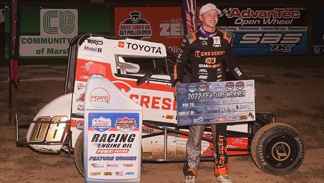 Cannon McIntosh Cruises to SSMC Win with POWRi National & West Midget Leagues