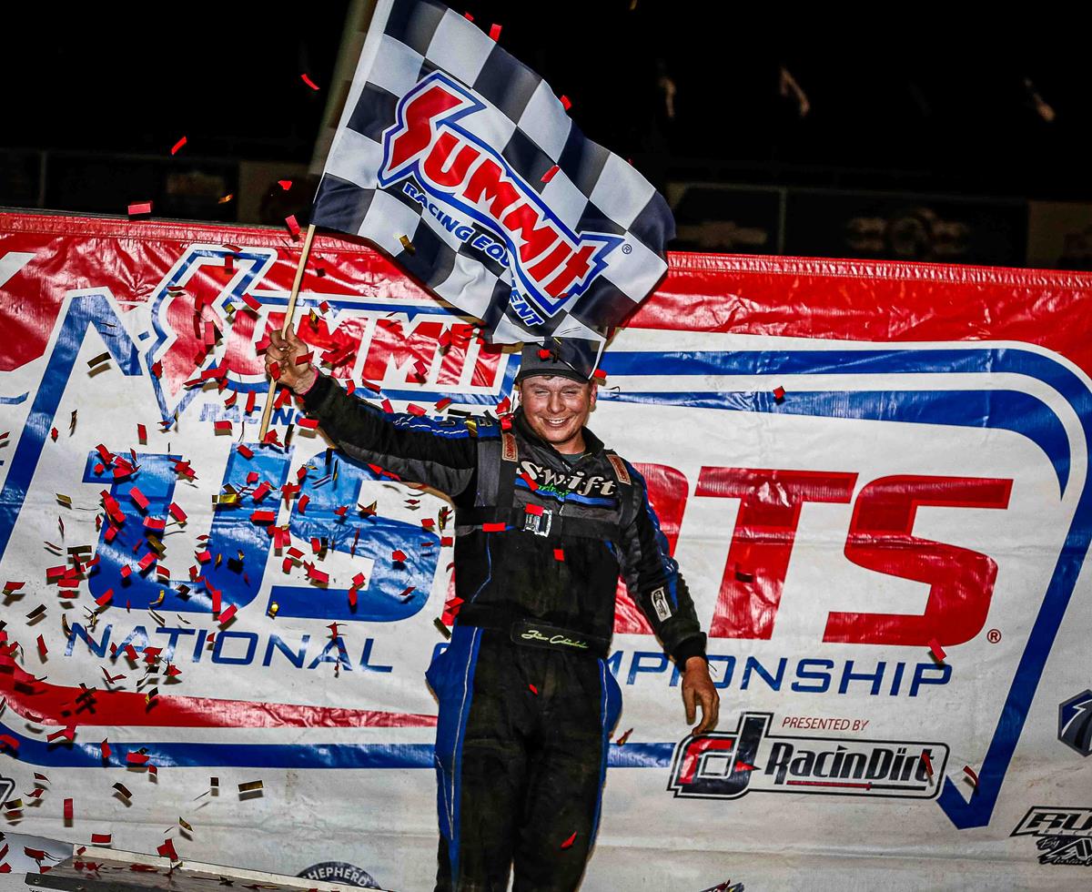 Chisholm outduels Phillips in a dandy as USMTS Slick Mist Show-Me Shootout opens at Lucas Oil Speedway