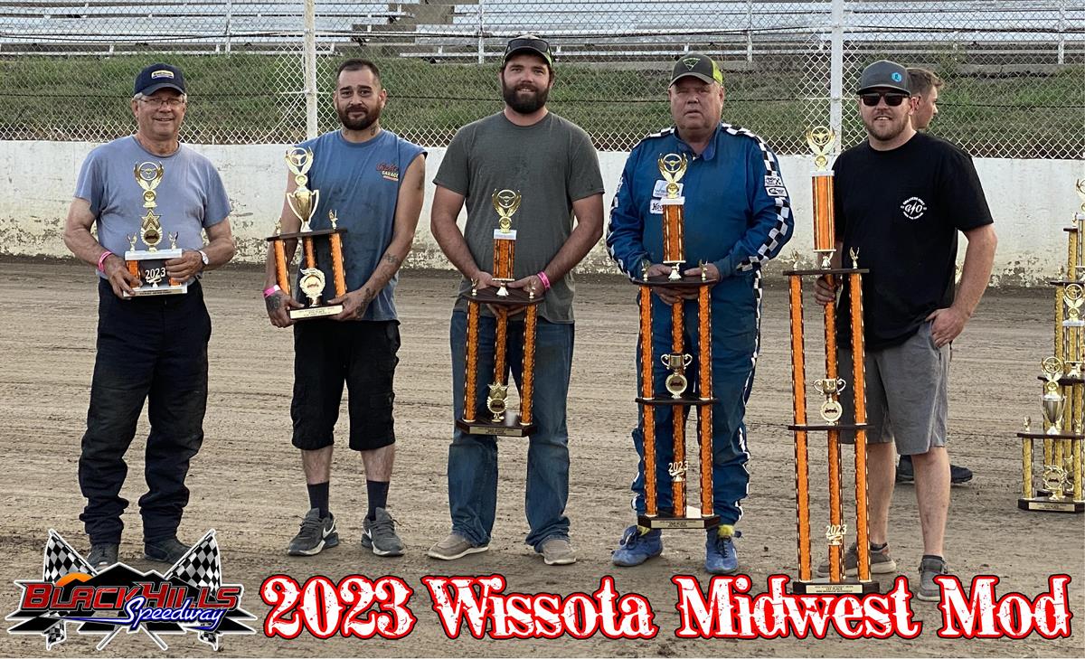Congrats to your 2023 Black Hills Speedway Overall Points winners in the Wissota Midwest Modified Class!