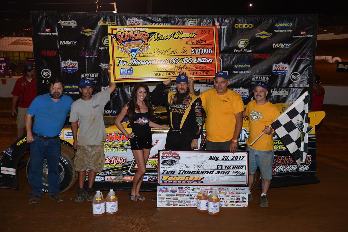 Billy Ogle Jr. Stuns Scorcher Field at Volunteer Speedway