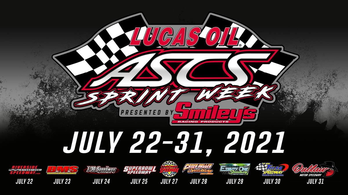 Smiley’s Racing Products Again Offering $10,000 ASCS Sprint Week Point Fund