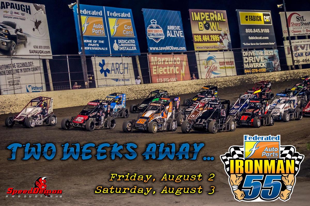 IRONMAN 55 TWO WEEKS AWAY FOR POWRi MIDGETS