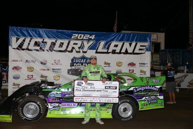 Tyler Erb Sweeps Inaugural "Hawkeye Land 40" At Cedar County Raceway