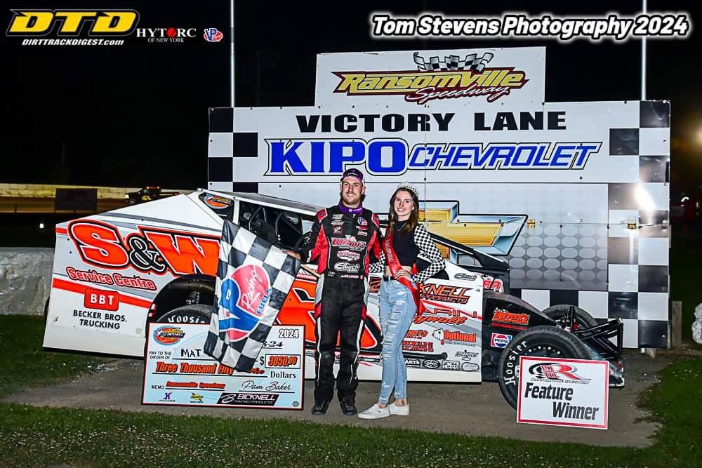 Williamson Defends Home Turf; Scores BRP Modified Tour Win at Ransomville