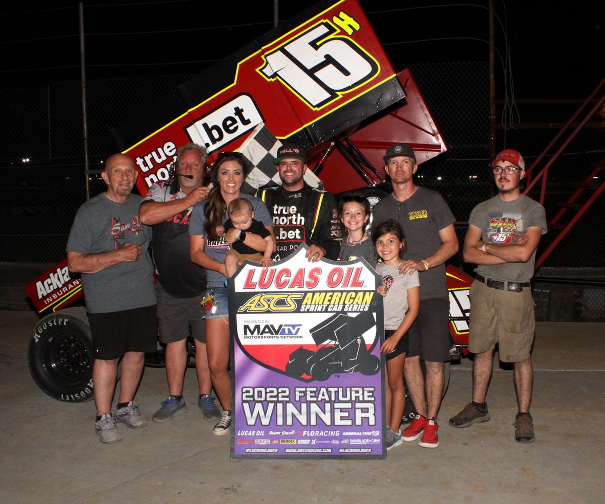 Sam Hafertepe, Jr. Dominates Lucas Oil ASCS Return To Thunderbird Speedway