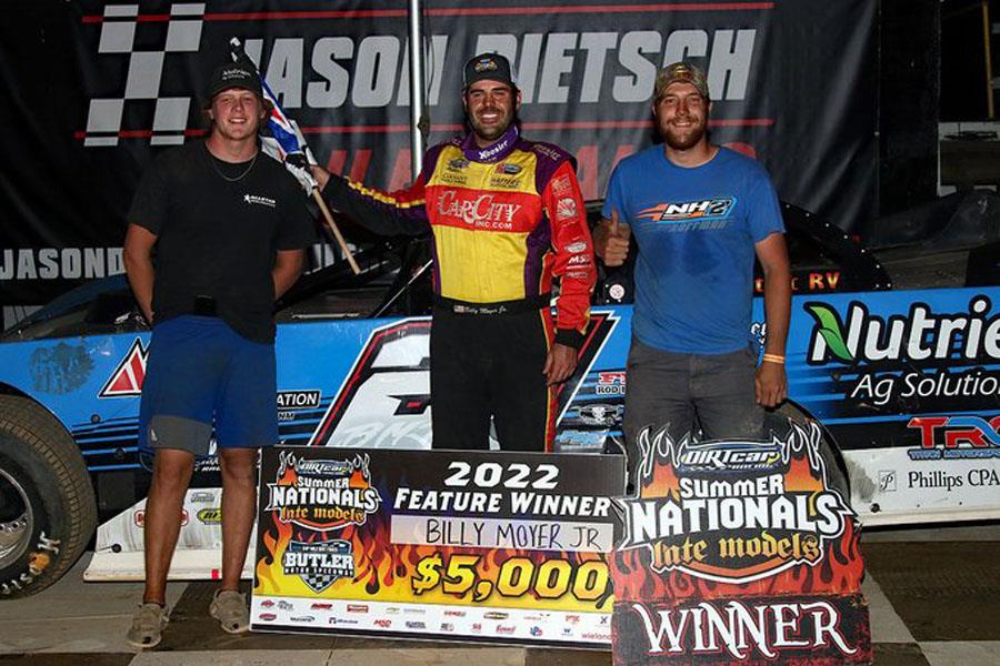Billy Moyer Jr gets first DIRTcar Summer Nationals win of 2022