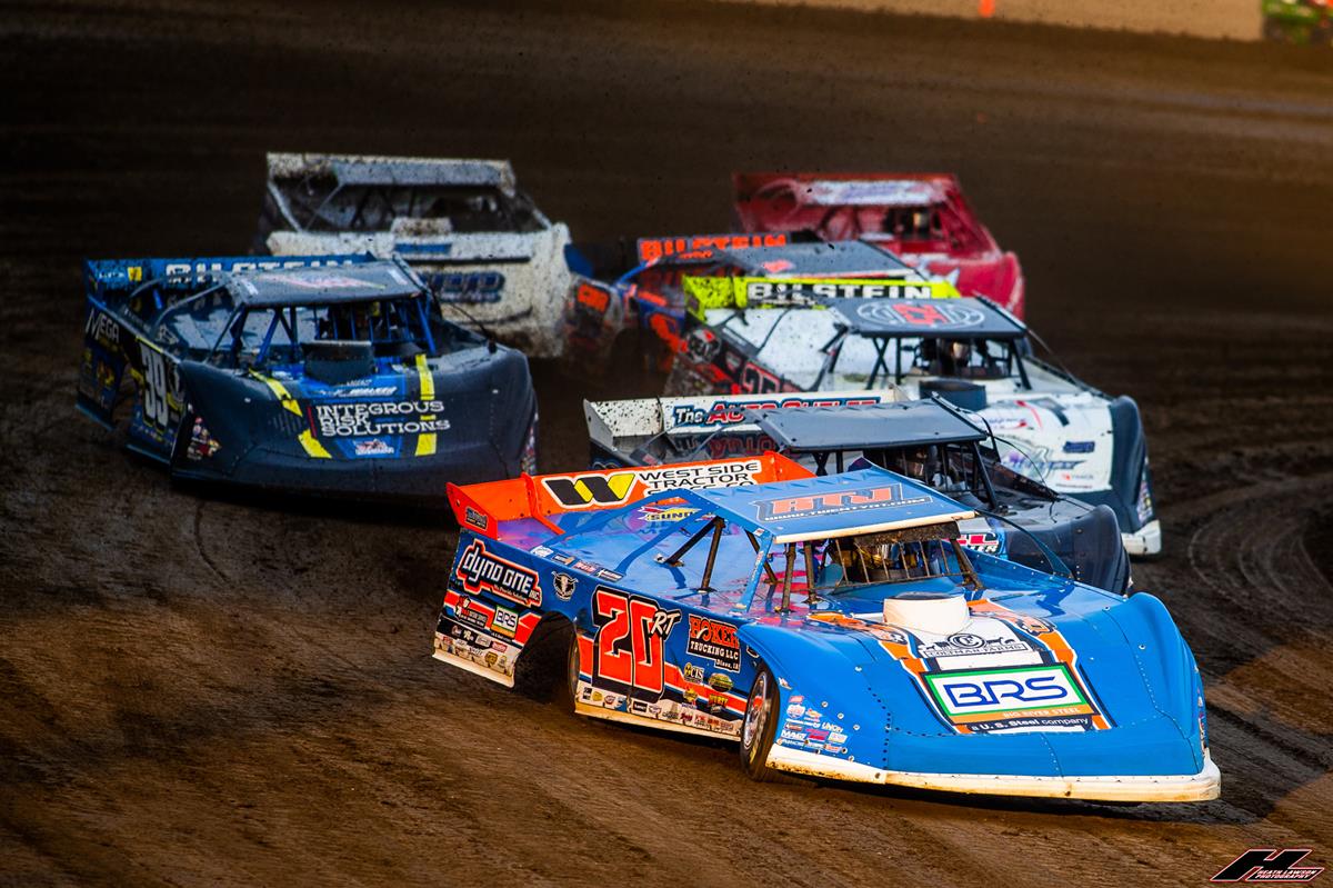Davenport Speedway (Davenport, IA) – Lucas Oil Late Model Dirt Series – July 10th, 2023. (Heath Lawson photo)