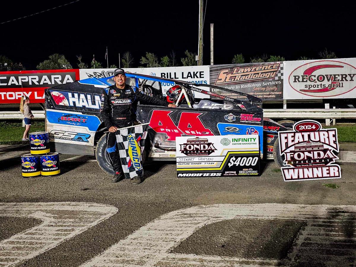 FRIESEN, GIBBONS, & GATES GO BACK TO BACK AT FONDA WITH THUNDER ON THE THRUWAY SERIES VICTORIES
