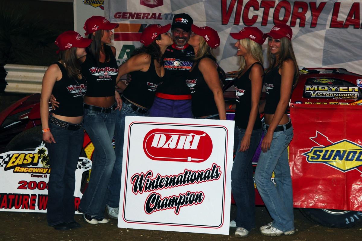 Billy Moyer Takes Final of Night of the 2008 DART Winternationals at East Bay Raceway Park; Earns Third Win in Four Nights