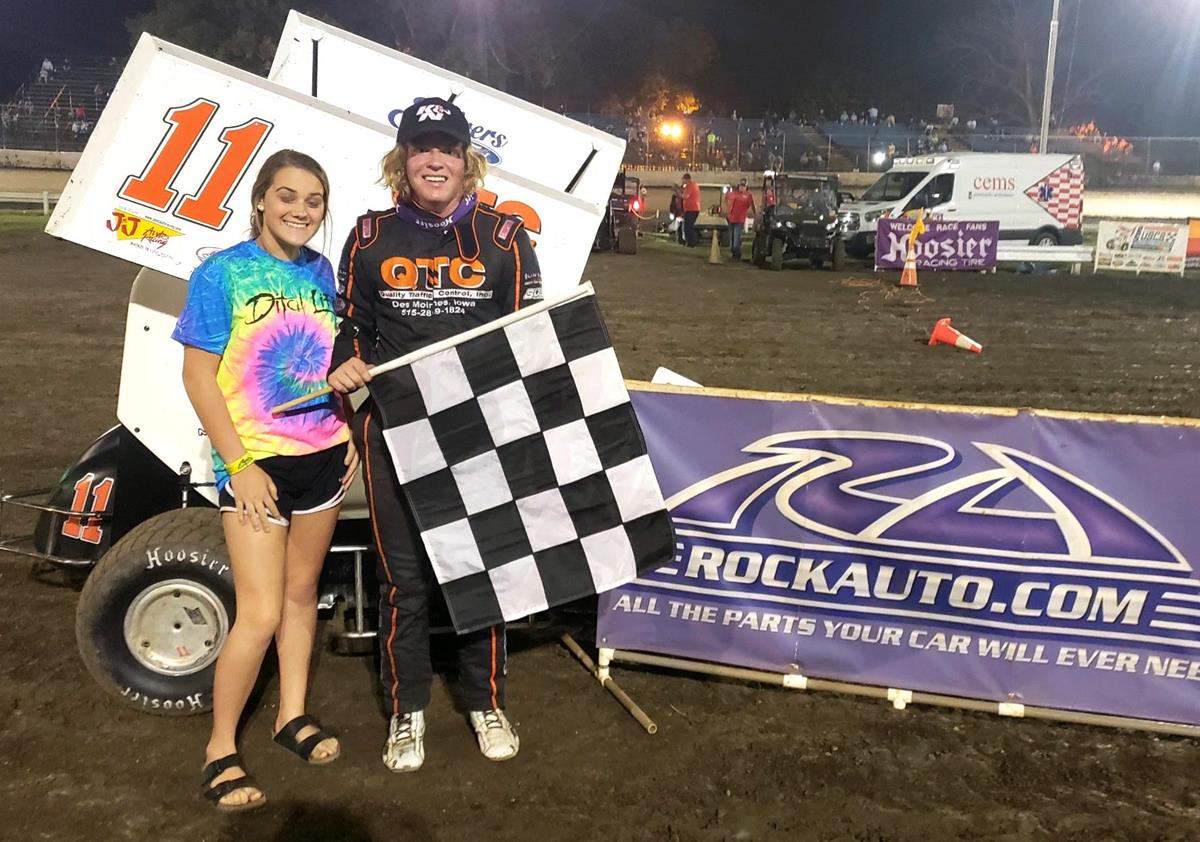 Goodno finishes sweep of www.RockAuto.com USCS Mini Sprint Fall Nationals weekend on Saturday at Riverside