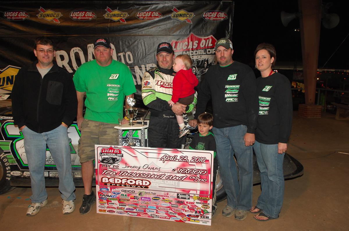 Jimmy Owens Takes Second Straight Series Win on Friday Night at Bedford Speedway