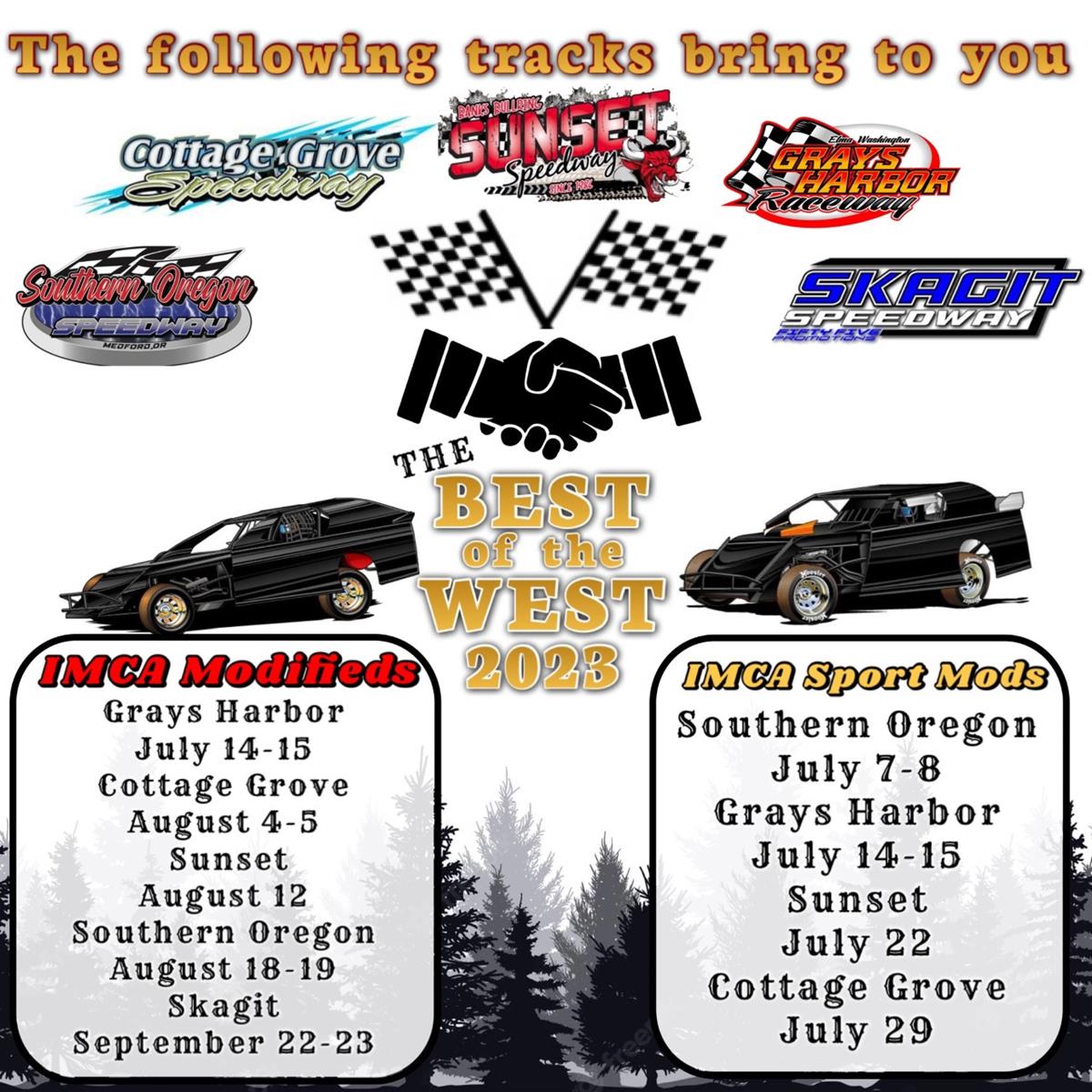 UPDATED POINTS FOR THE MODIFIED BEST OF THE WEST!!