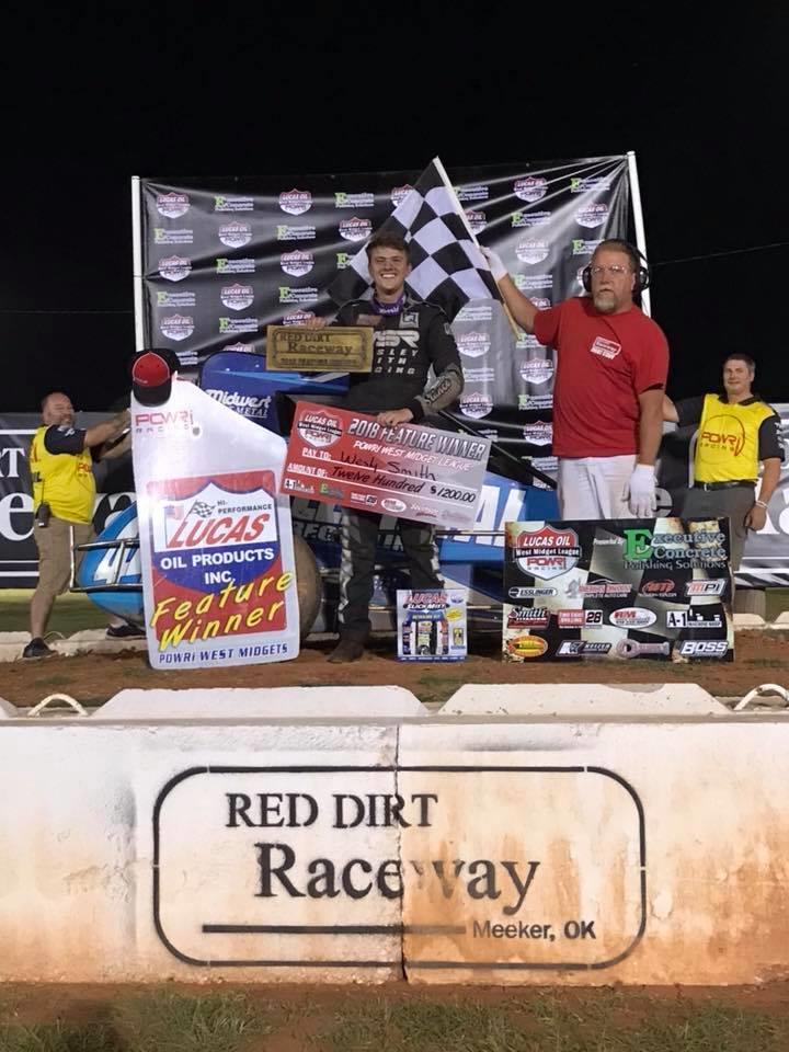 Wesley Smith Sweeps POWRi West Midgets Sooner Midget Nationals at Red Dirt Raceway
