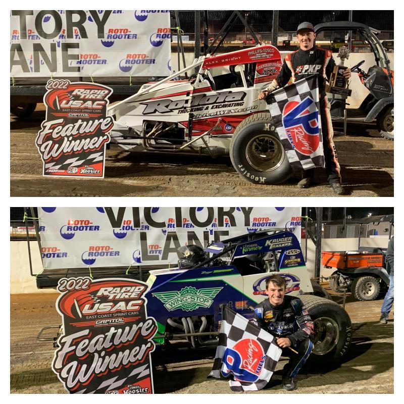 Bright and Danner Split “Twin 15’s” at Bloomsburg