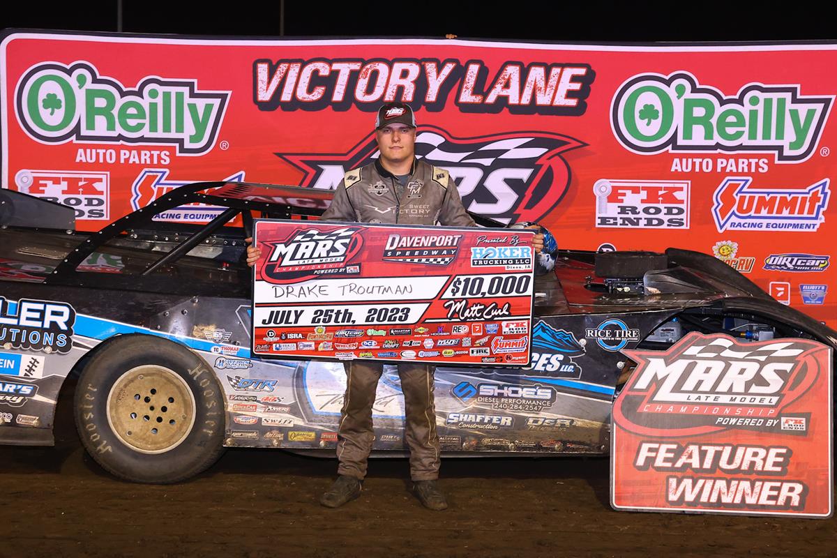 Official Summary of Results July 25, 2023 Davenport Speedway