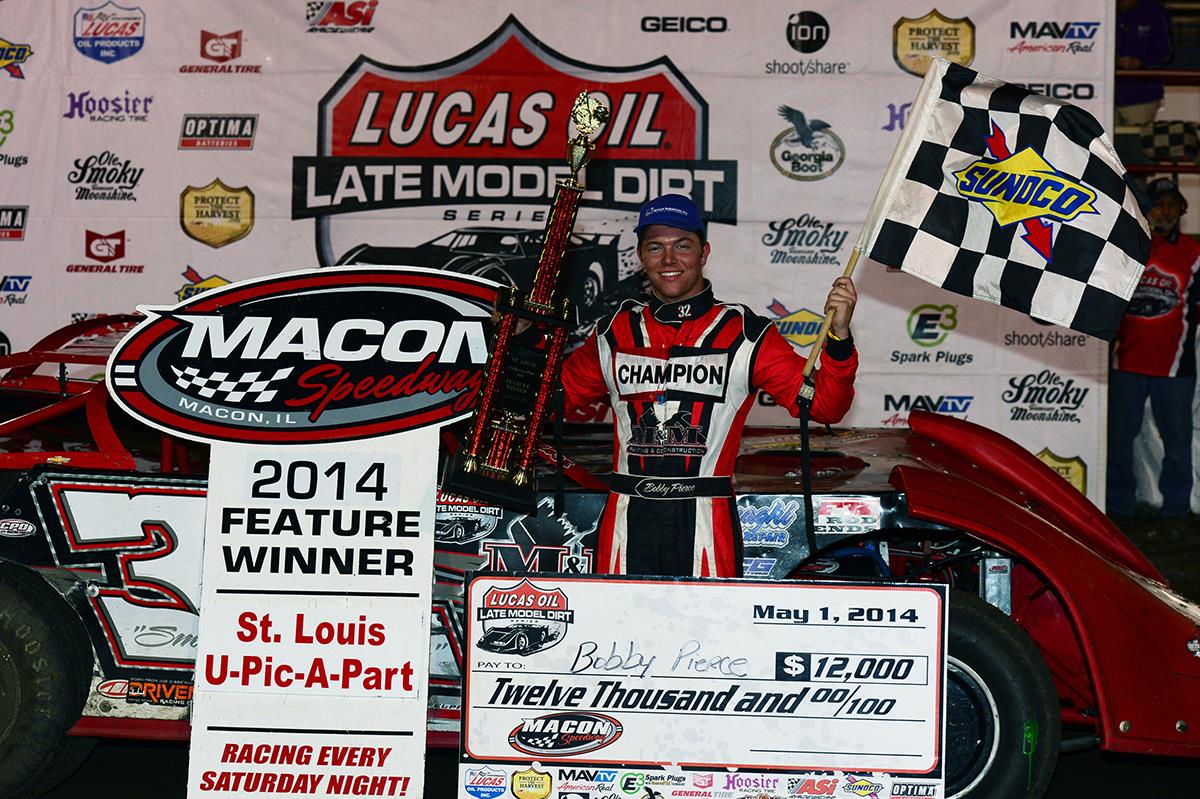 Pierce Powers to Biggest Career Win Thursday Night at Macon Speedway