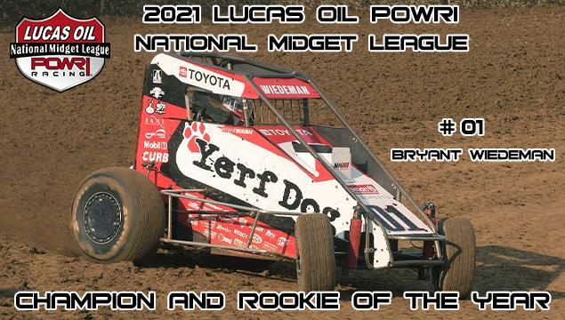 Bryant Weideman Wins 2021 Lucas Oil POWRi National Midget League Honors