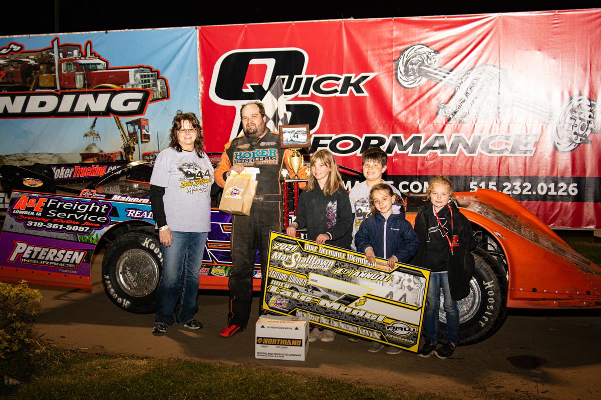 Justin Kay captures 100th IMCA Late Model victory at Dale DeFrance Memorial
