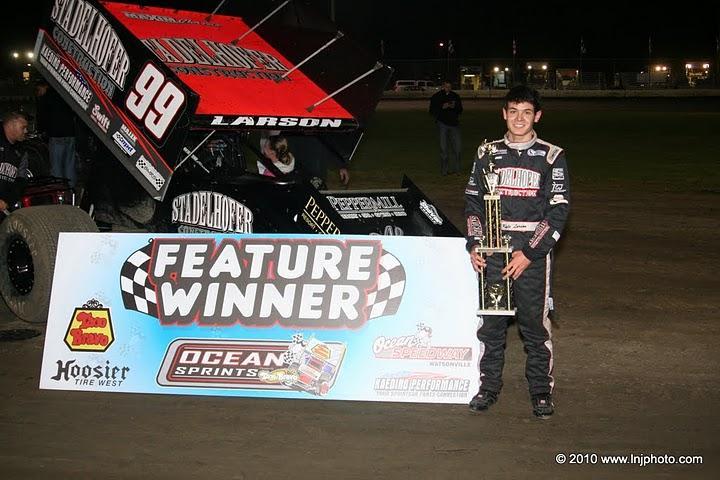 Kyle Larson grabs 1st Ocean Sprints win of year