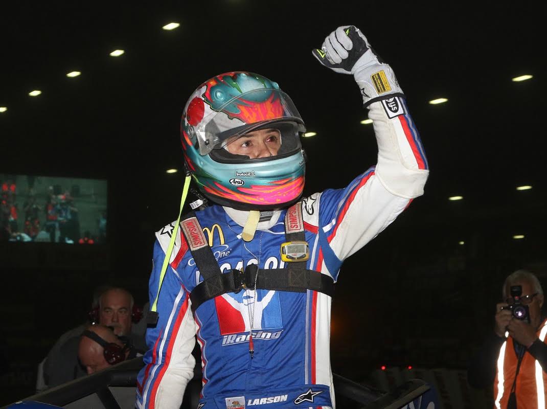 Larson Is Unbeatable In Tuesday Chili Bowl Prelim