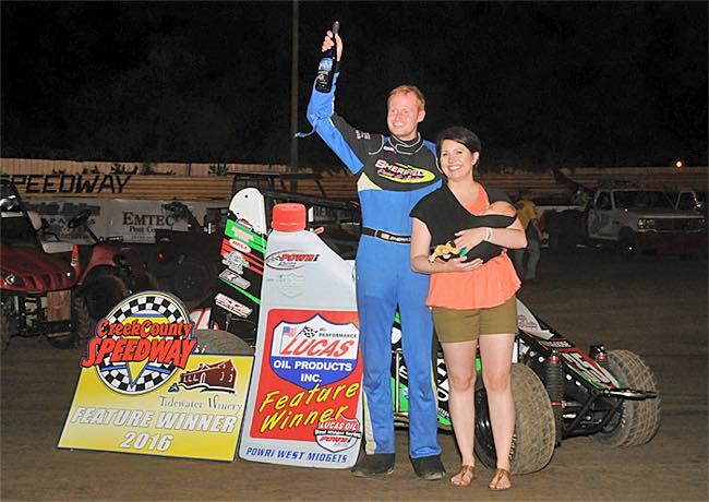 It's all Sherrell at Creek County Speedway